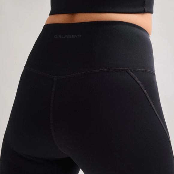 Girlfriend Collective Compressive High-Rise Legging in Black, Size Large - Picture 3 of 6